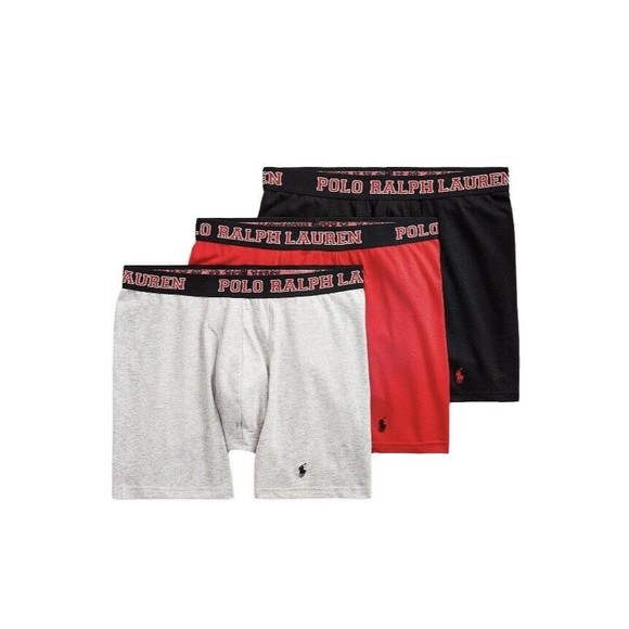 Polo Ralph Lauren Mens 3 Pack Breathable Mesh Boxer Briefs XL  New - Picture 1 of 11